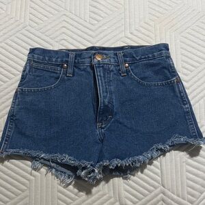 Vintage wrangler shorts dark denim